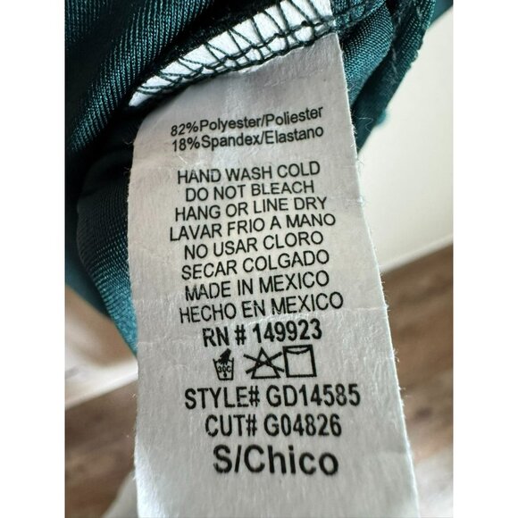 Windsor Dark Satin Green Long Dress Slit Size Small Formal Prom Wedding - Picture 10 of 10